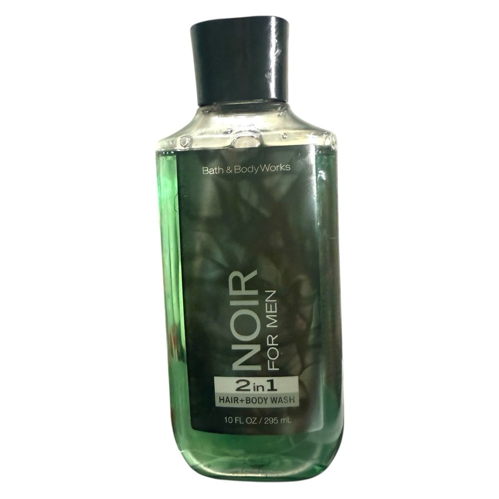 BATH & BODY WORKS NOIR 2-IN-1 HAIR AND BODY WASH FOR MEN 10 OZ Rare HTF Original